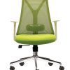 Ghế nhân viên chân sắt mạ crome C001